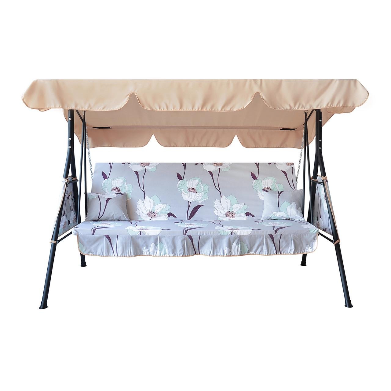 Качели садовые Дача Бязь Белый шафран Качели садовые Дача Бязь Белый шафран