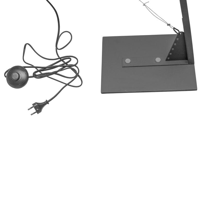 Торшер підлоговий сучасний Brille BL-472F/1 E27 BK - фото 2