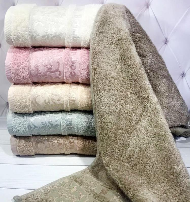 Набір лицьових рушників Pupilla Miasoft Diamond 50х90 см 6 шт. бамбук (SA-2541)