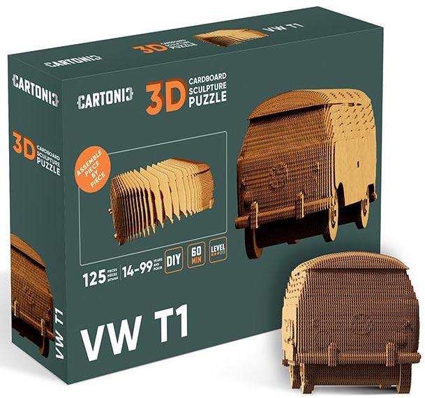 Конструктор картонный Cartonic 3D Puzzle VW T1 - фото 1