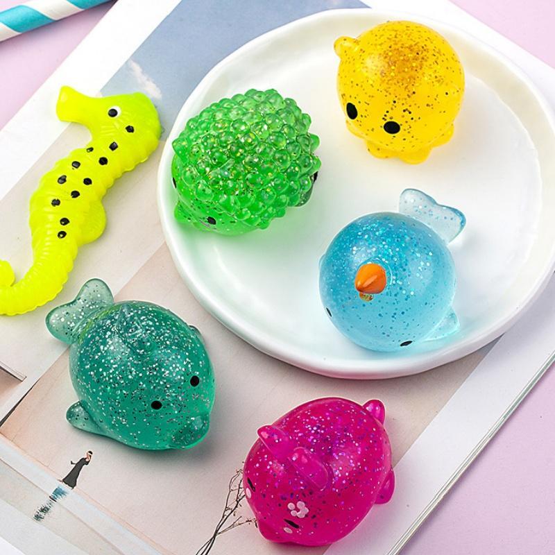 Антистрес BJ0027 Морські тварини 6 см 5 шт.