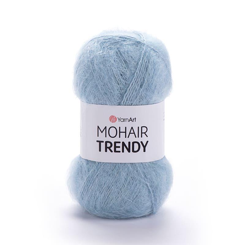 Пряжа YarnArt Mohair Trendy 107 Голубой