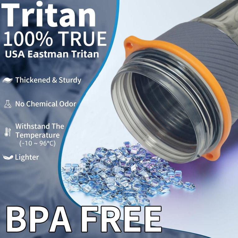 Кружка для горячих и холодных напитков из тритана 550 мл Зеленый (2659484516) - фото 10