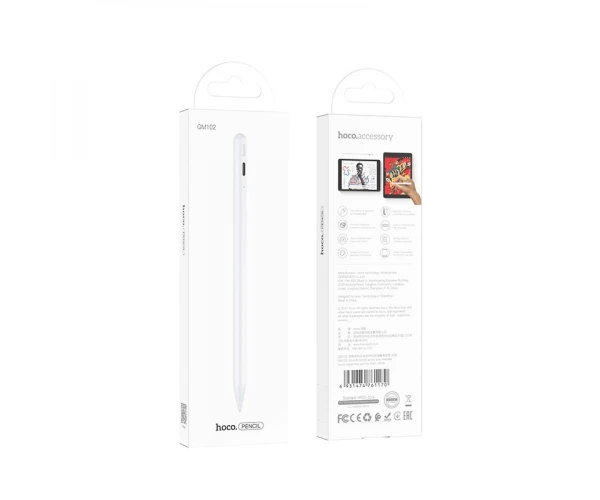 Стилус Hoco GM102 Active Anti mistake White - фото 3 Стилус Hoco GM102 Active Anti mistake White - фото 3