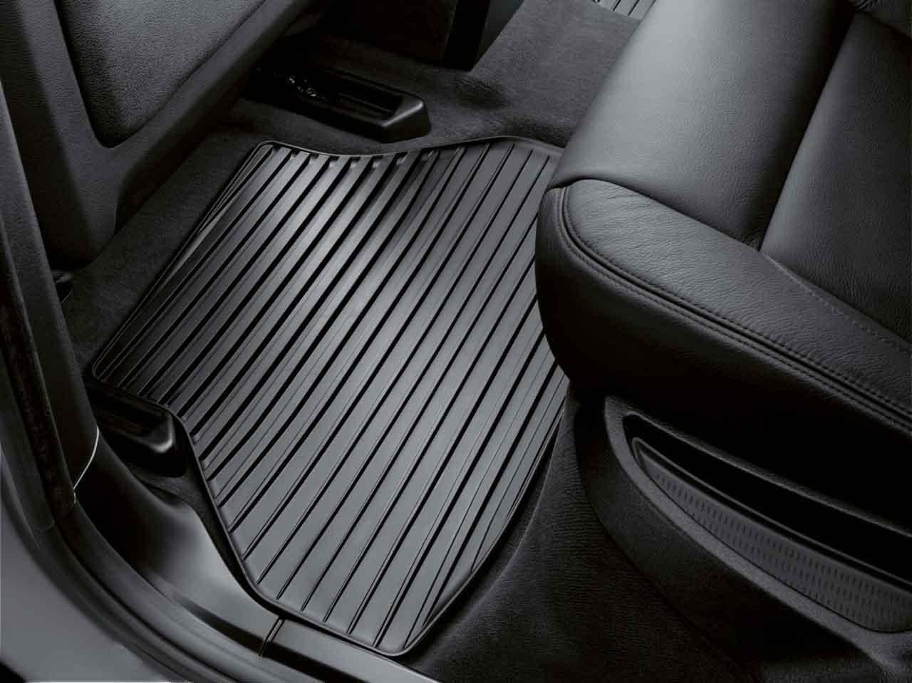 Коврики в салон BMW X6 E71 08-14 полоса задние 2 шт. Черный (51472231956)