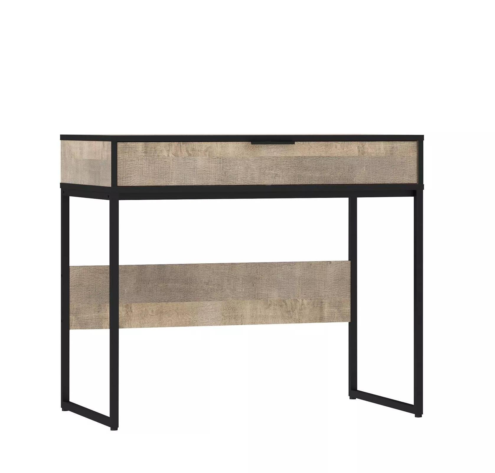 Стіл косметичний з ящиком на металевих ніжках 900x782x500 мм Дуб гранж пісочний (mf-9-gr) - фото 1 Стіл косметичний з ящиком на металевих ніжках 900x782x500 мм Дуб гранж пісочний (mf-9-gr) - фото 1