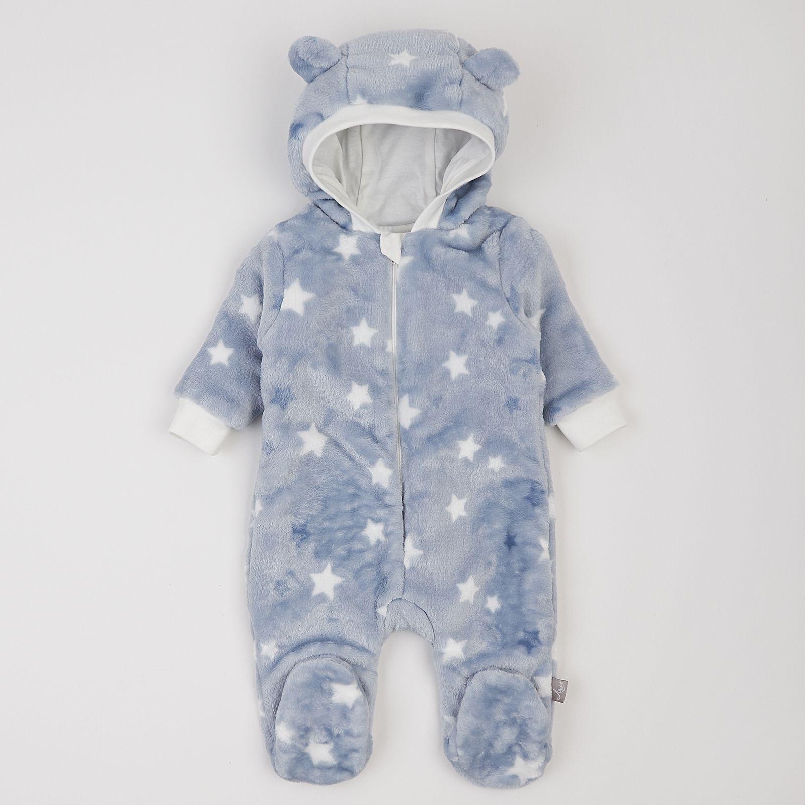 Чоловічок-комбінезон дитячий ЛяЛя 8мх081 демісезонний 68 см Блакитний (23537025)