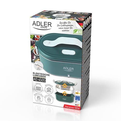 Ланчбокс електричний Adler AD 4505 Green (AD 4505) - фото 11