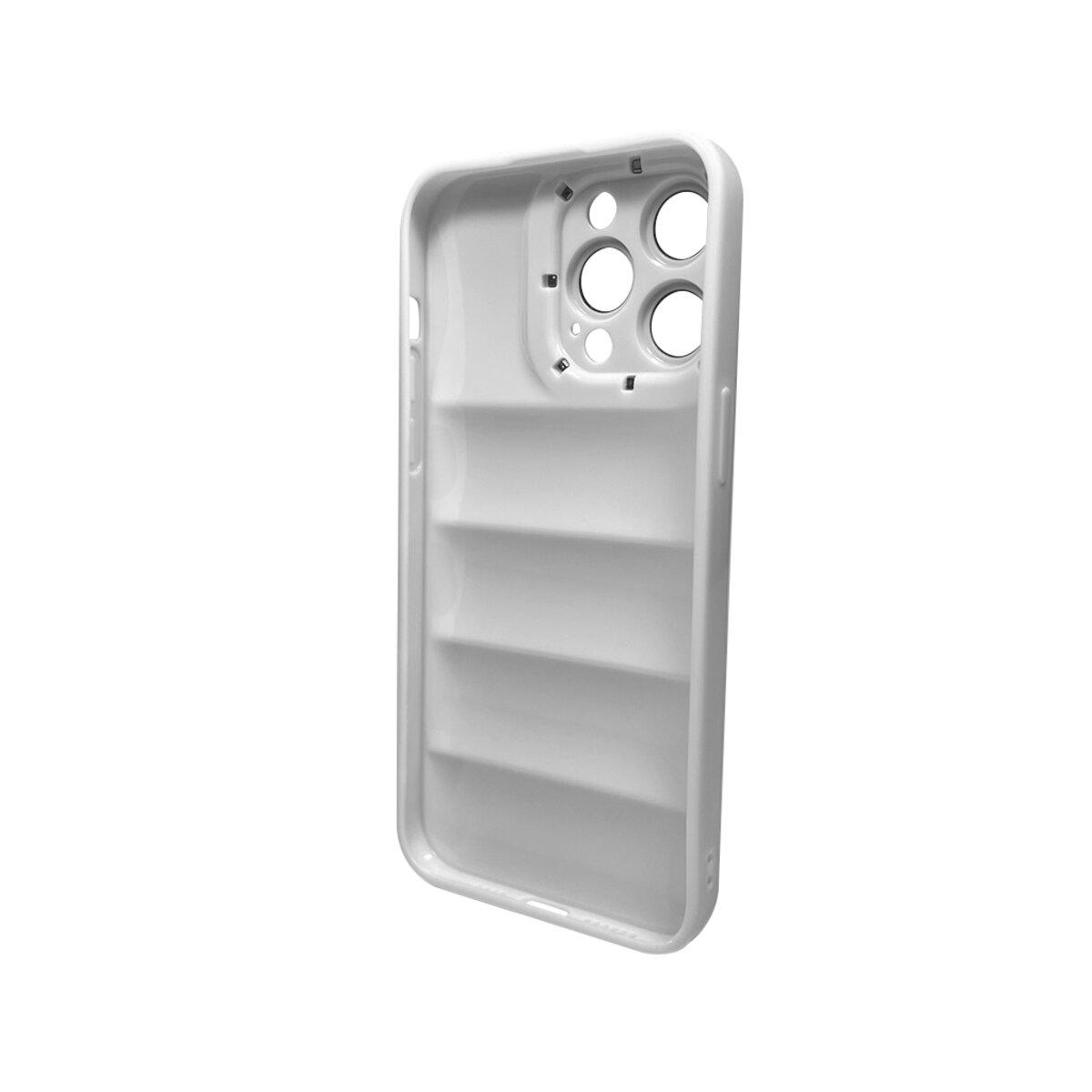 Противоударный чехол для Apple iPhone 12 Pro Down Jacket Frame / White - фото 2