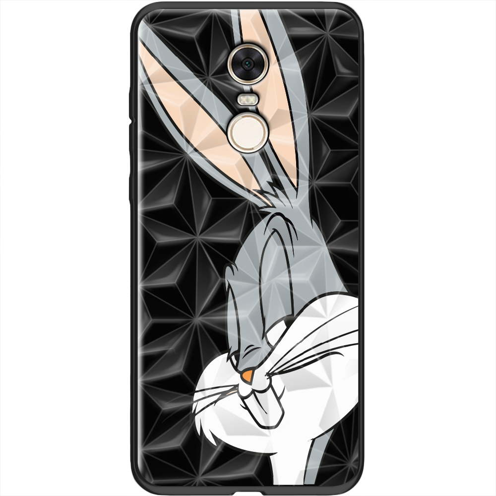 Чехол BoxFace Xiaomi Redmi 5 Plus Lucky Rabbit Черный силикон с призмой (32522-bk81-37867)