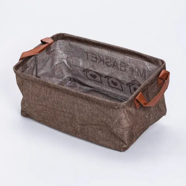 Органайзер для хранения вещей 30х20х14 см Коричневый - фото 3 Органайзер для хранения вещей 30х20х14 см Коричневый - фото 3