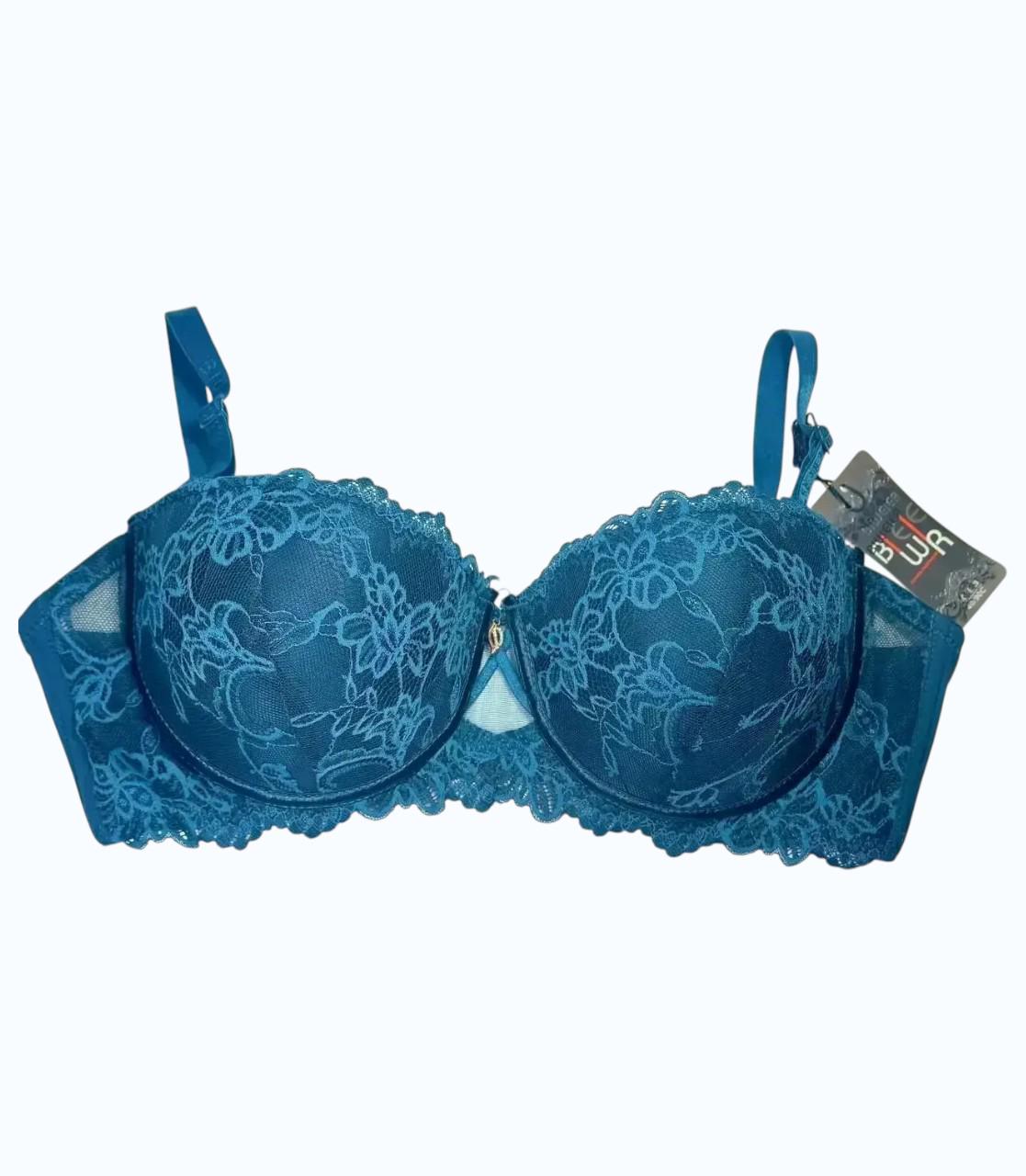 Бюстгальтер Biweier из Push-Up на косточках 90С Синий (BW86028BLC)