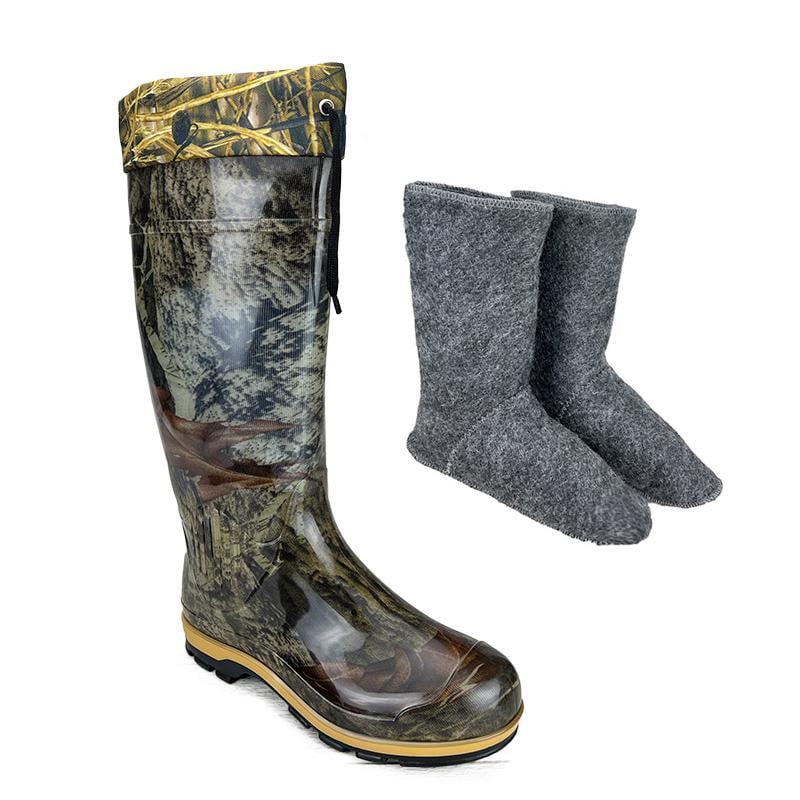 Чоботи силіконові чоловічі 5040 p. 47 30,7 см Коричневий - фото 3