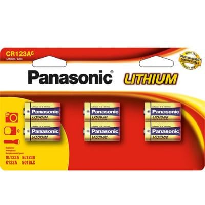 Батарейка Panasonic CR 123A BLI 6 шт.