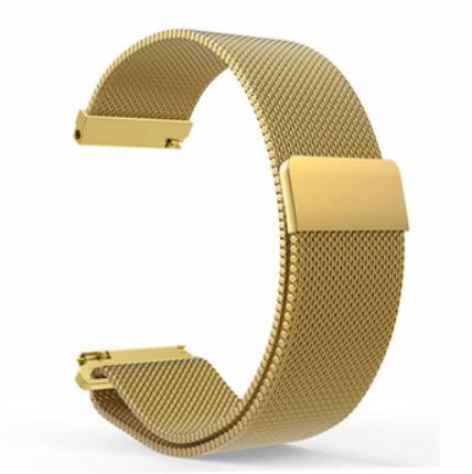Ремешок для смарт-часов Mijobs 20 мм миланская петля металлический Золотой (1565P)