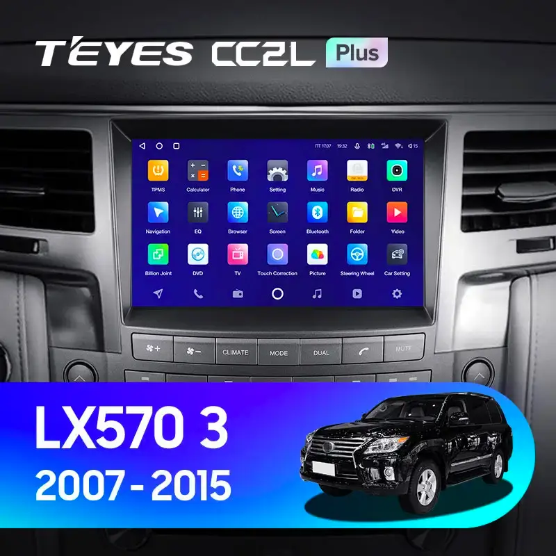 Автомагнитола штатная Teyes CC2L Plus для Lexus LX 570 J200 3 lll 2007-2015 Android 2/32 Гб Wi-Fi (1787108898) - фото 3