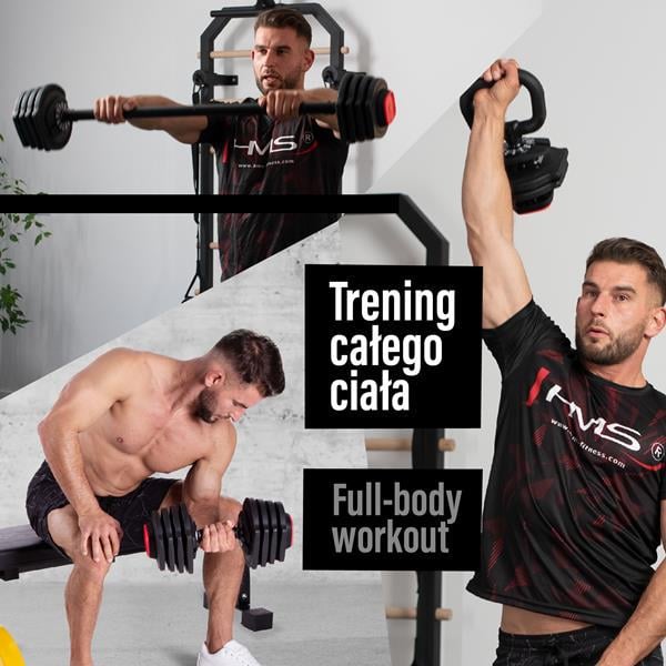 Гантели HMS SGR18 PRO SET 3в1 20 кг (416794) - фото 7