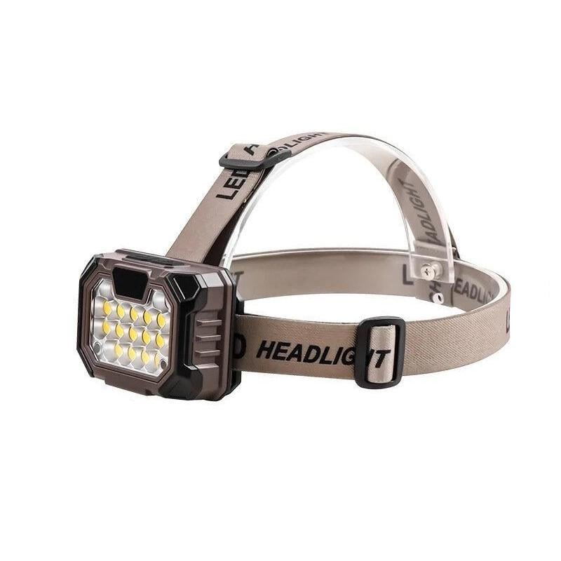 Налобный фонарь аккумуляторный YD-09 IPX-4 USB-Type C водонепроницаемый Красный свет (32407130)