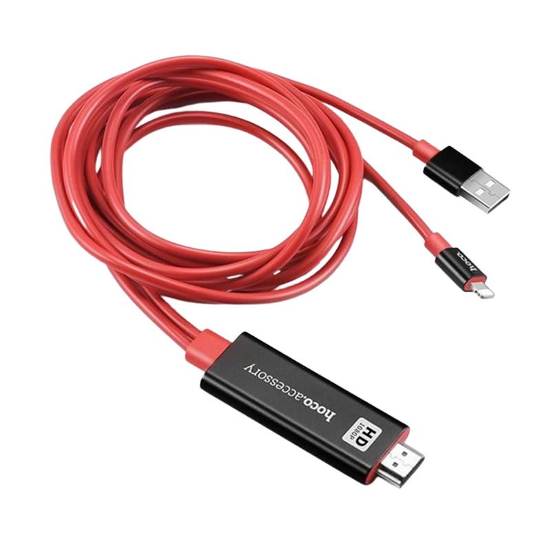 Кабель hoco HDMI to Lightning UA4 2 м 1080p - фото 4