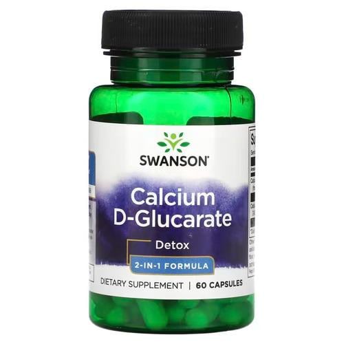 Кальций Swanson Calcium D-Glucarate 60 капс. (SWU123)