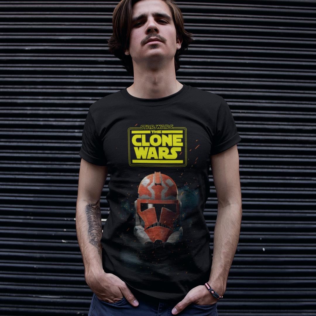 Футболка унисекс Star Wars The Clone Wars 4XL Черный (0000009514)