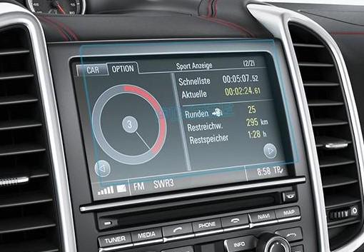 Стекло защитное Pixsel гибридный глянец на монитор Porsche Cayenne 7“ 2010-2017