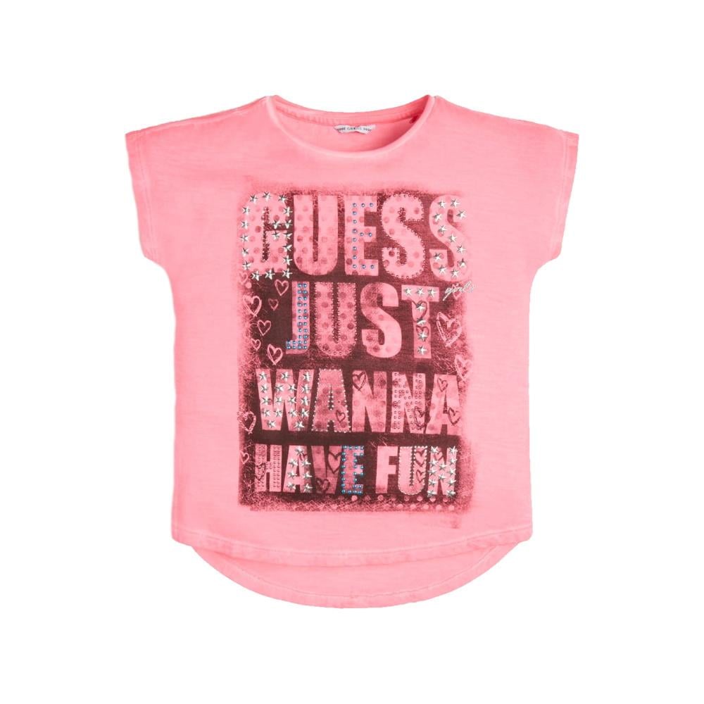 Футболка Guess Kids Pop J1RI00K6XN0 G607 128 см Pink (22432-17622)