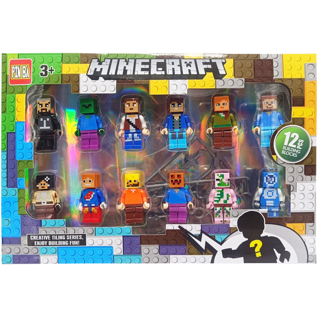 Набор фигурок Майнкрафт 0296E 12 героев (0296E /202) Набор фигурок Майнкрафт 0296E 12 героев (0296E /202)