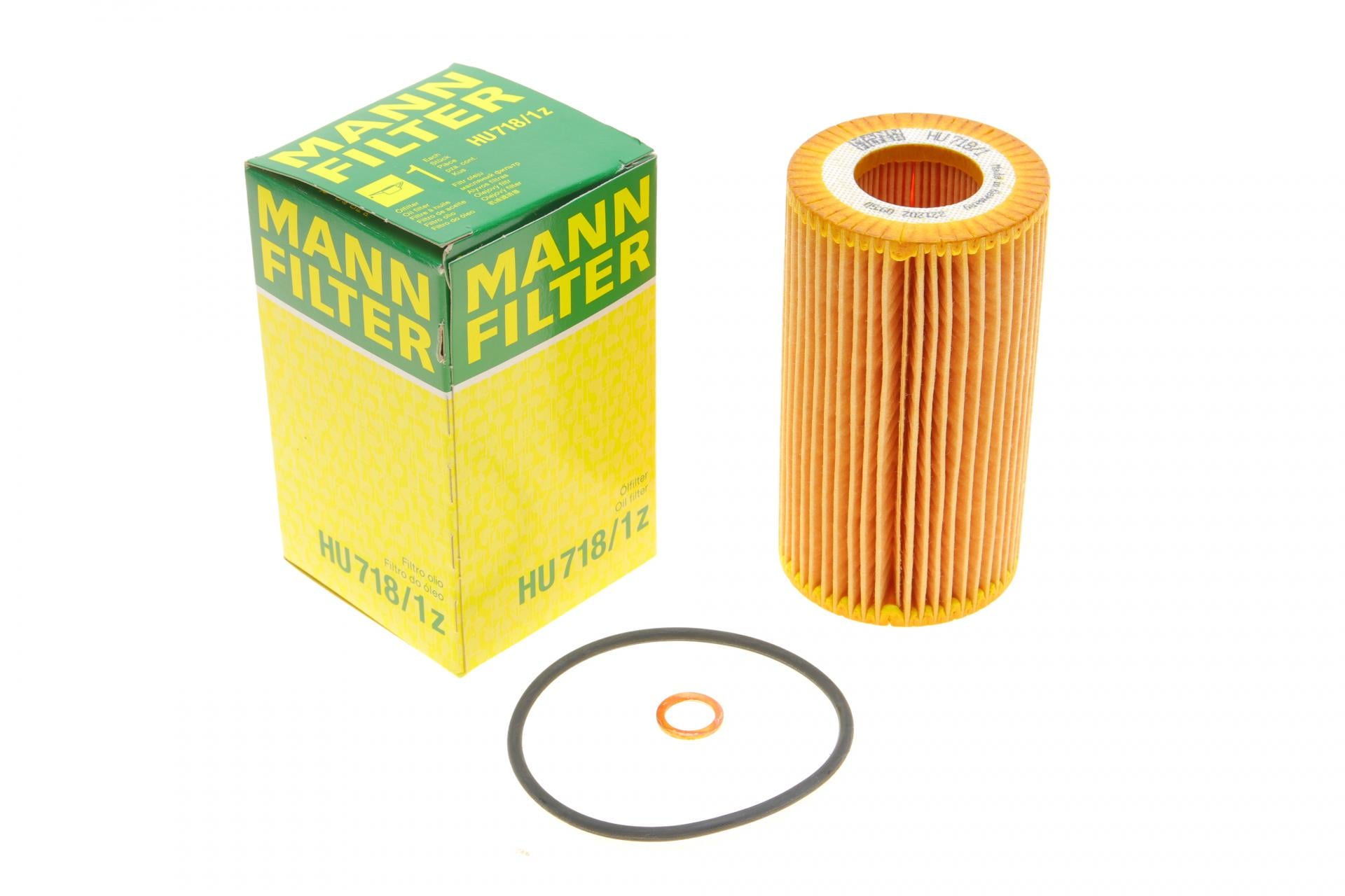 Фильтр масляный Mann-Filter для BMW 3 E46/5 E39 00-05 M47 D20 (HU 718/1 Z)