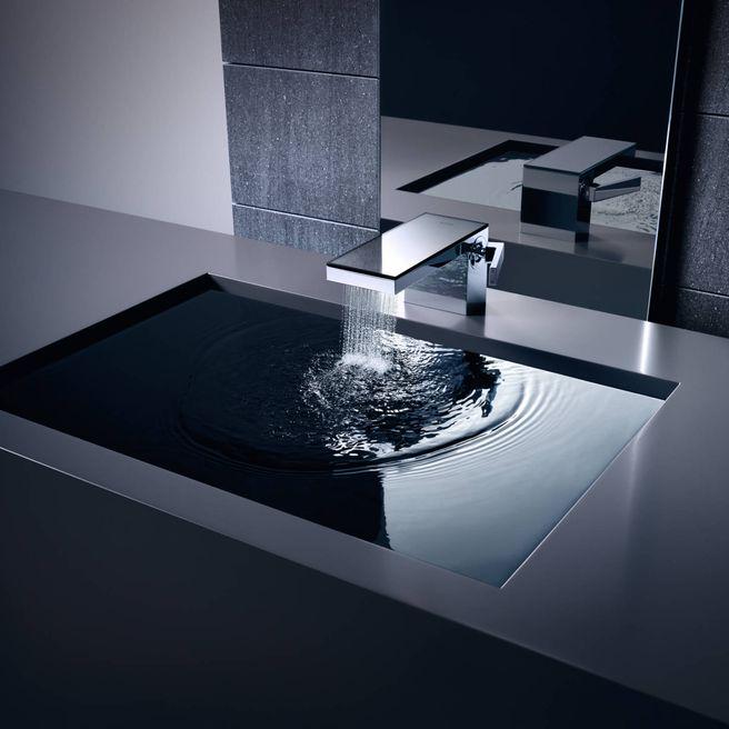 Смеситель для умывальника Axor MyEdition 70 зеркальное стекло Хром (47012000) - фото 2