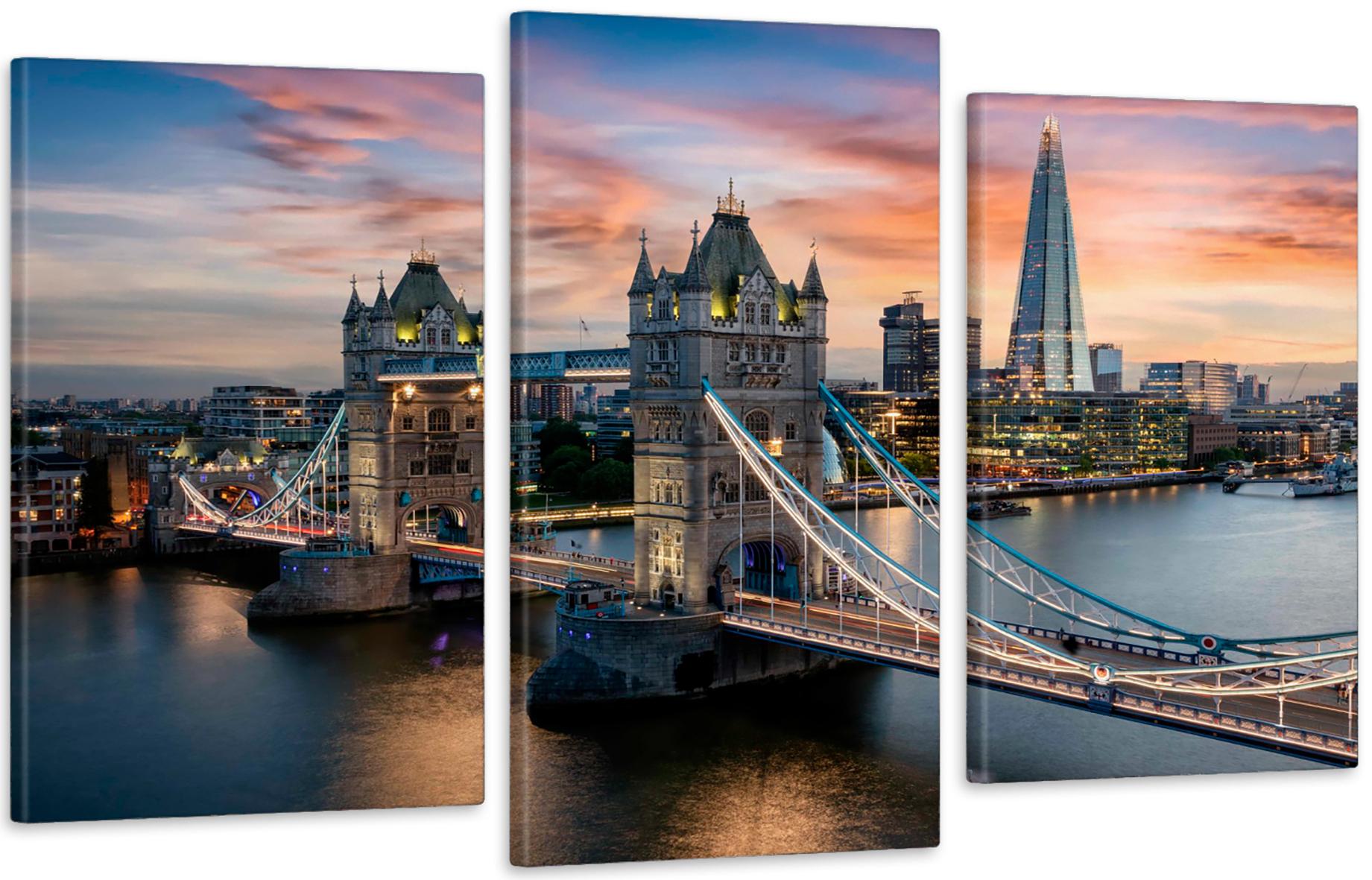 Картина модульная в гостиную/спальню Лондон 53х100 см (Art-582_3)