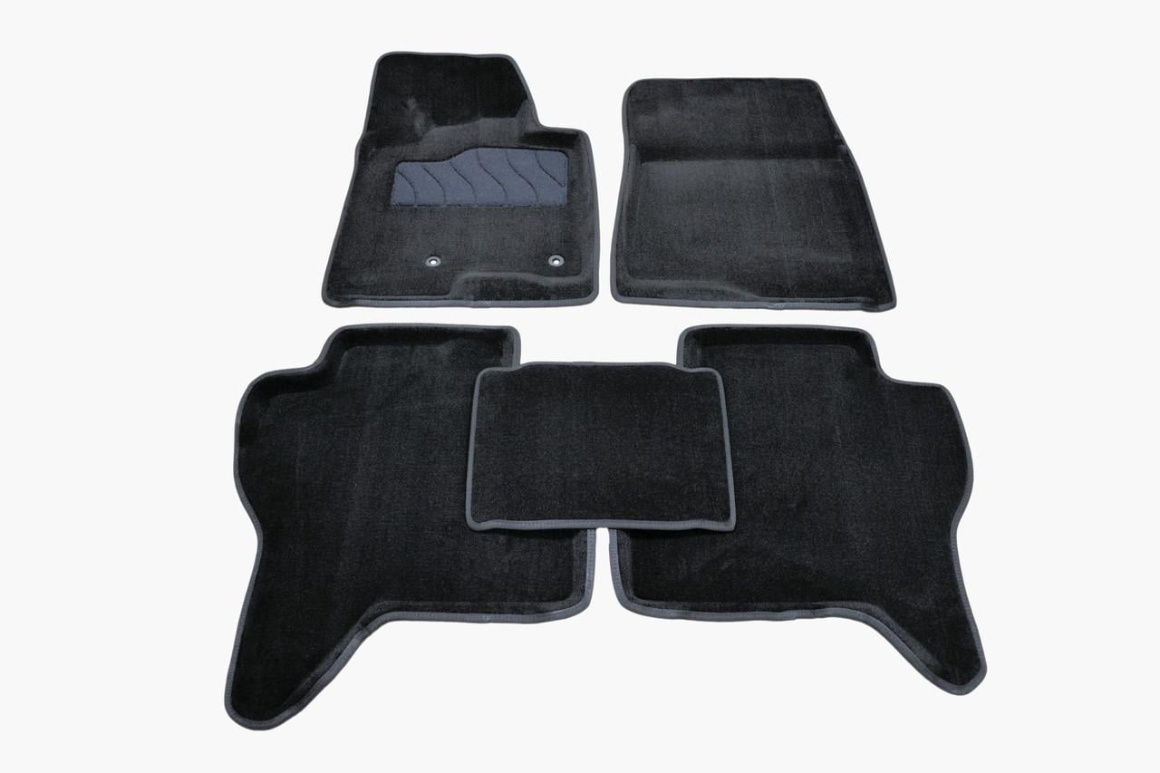 Коврики в салон ворсовые 3D Seintex Mitsubishi Pajero IV 2006- 5 шт. Черный 83438