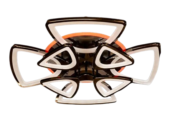 Люстра потолочная с димером LED 8118/4+4BK 3col dim (2437593473)