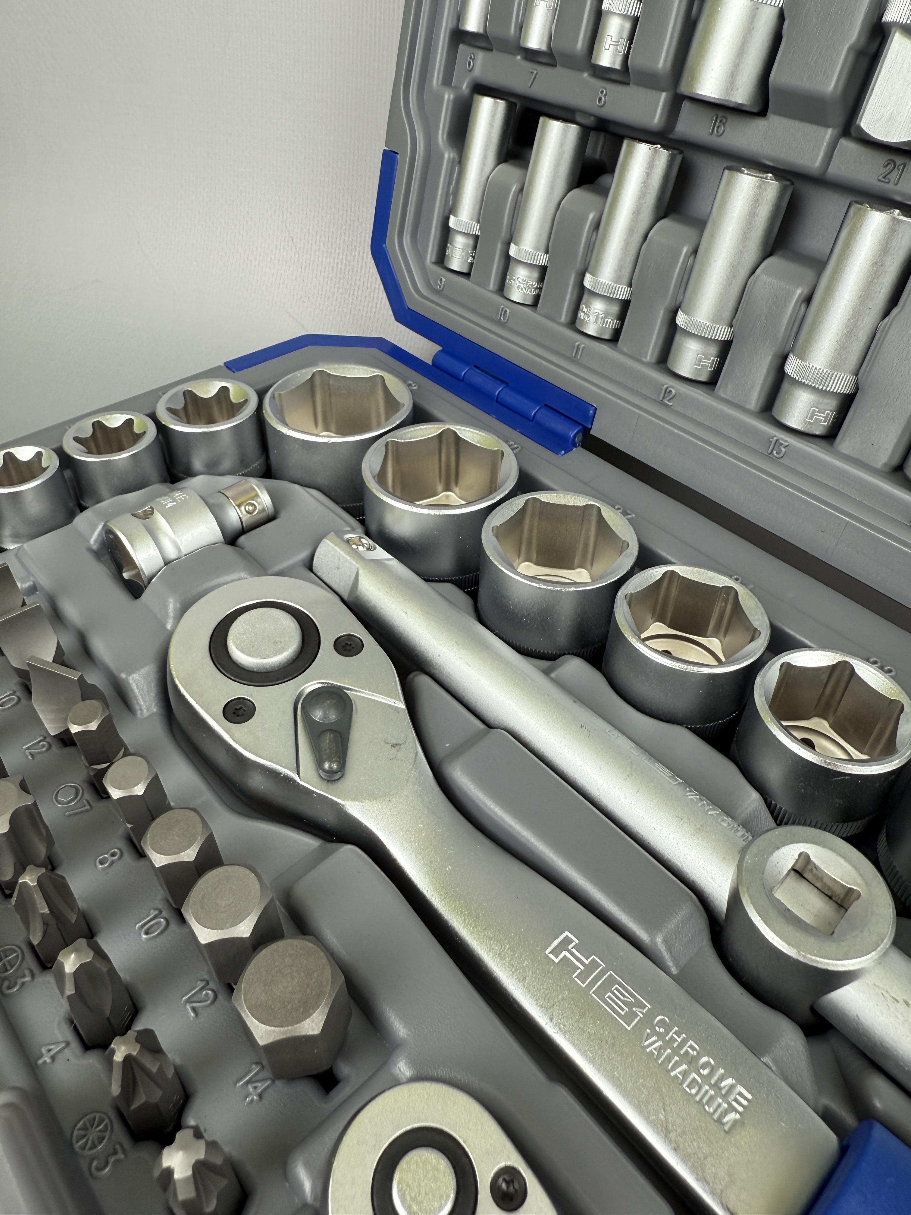 Автонабір інструментів Haisser 108 од. Black (70255) - фото 5