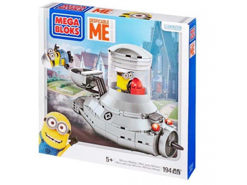Конструктор для детей Minions Mega Bloks Мусоромобиль с аксессуарами Разноцветный (147-132-BOC063545)