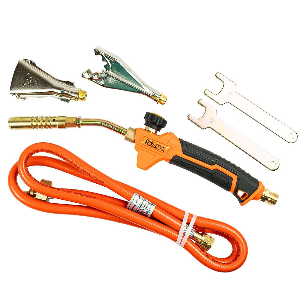 Газовий пальник Richmann C1069 3 насадки 400 мм шланг 1,5 м 3-6 кВт (C1069)