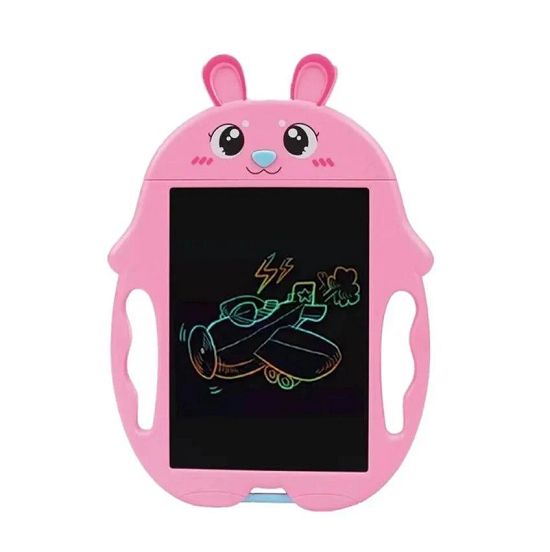 Графический планшет со стилусом Animals Writing Tablet LCD Розовый (AW290)