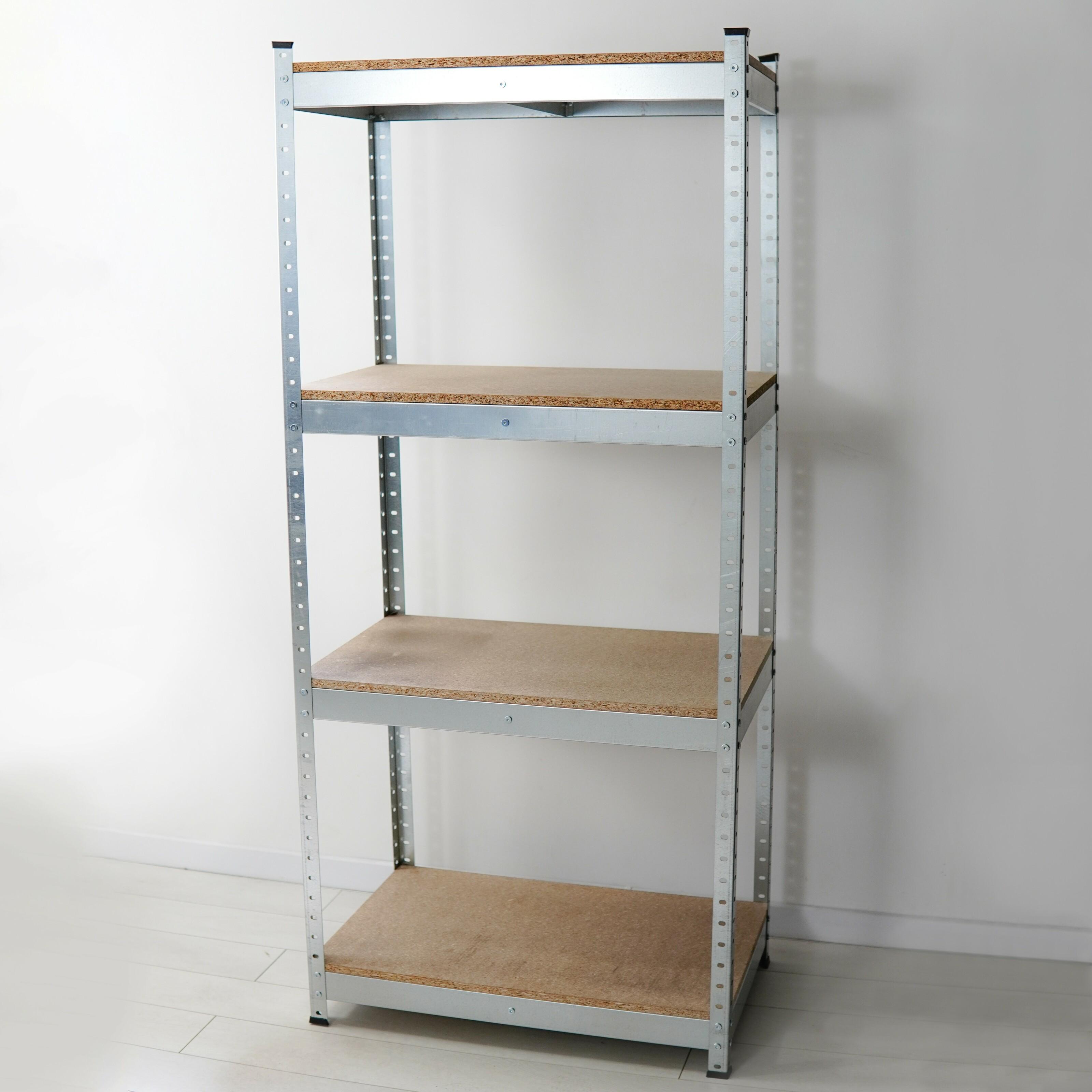 Стеллаж Iron металл толщиной 1,5 мм оцинкованный 4 полки 1500x1200x300 мм (IRON-O-1500-1200-300-4)
