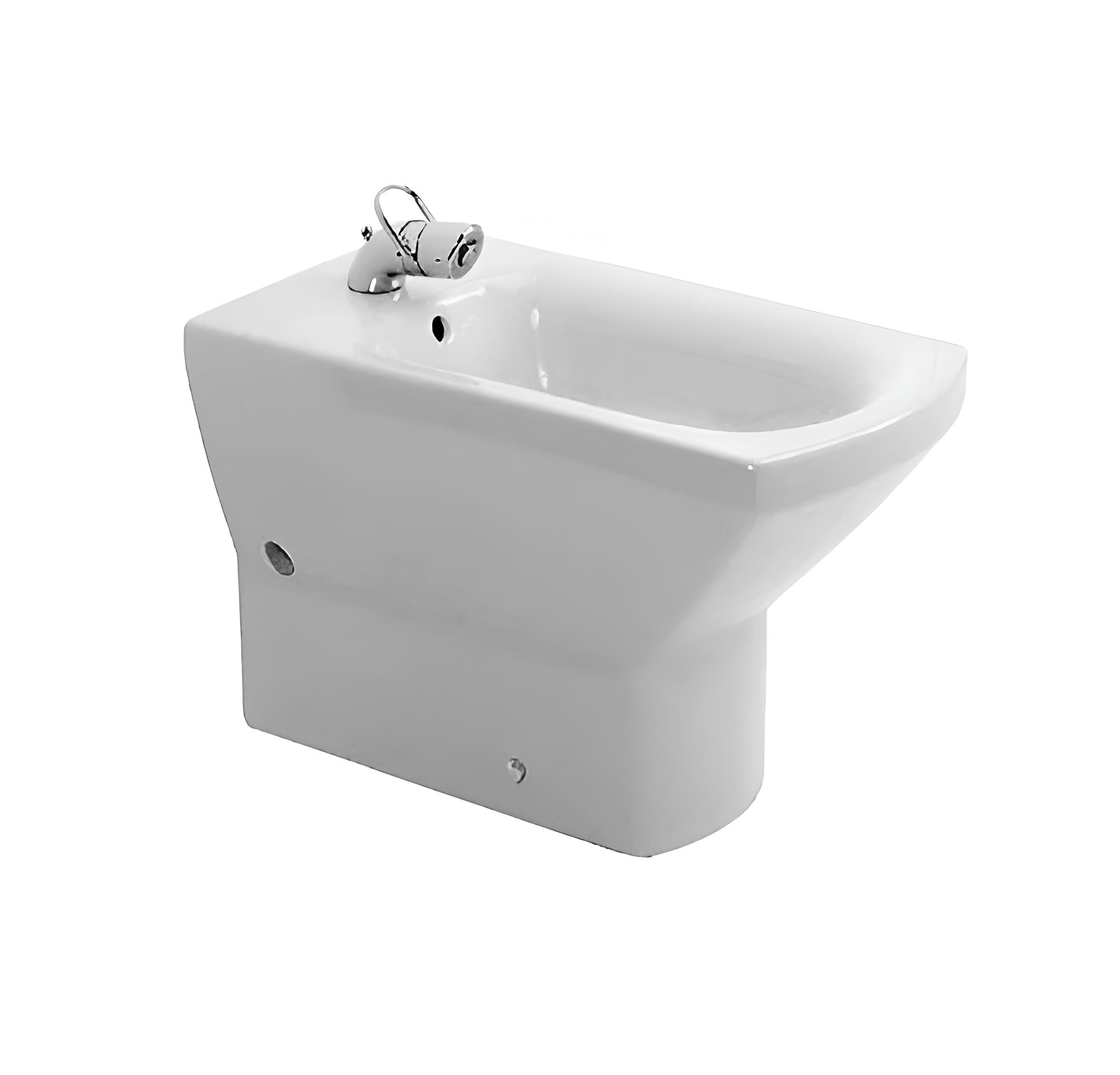 Біде підлогове DURAVIT CARO 0290100000 прямокутне 640x360 мм Білий (ANT-4888)