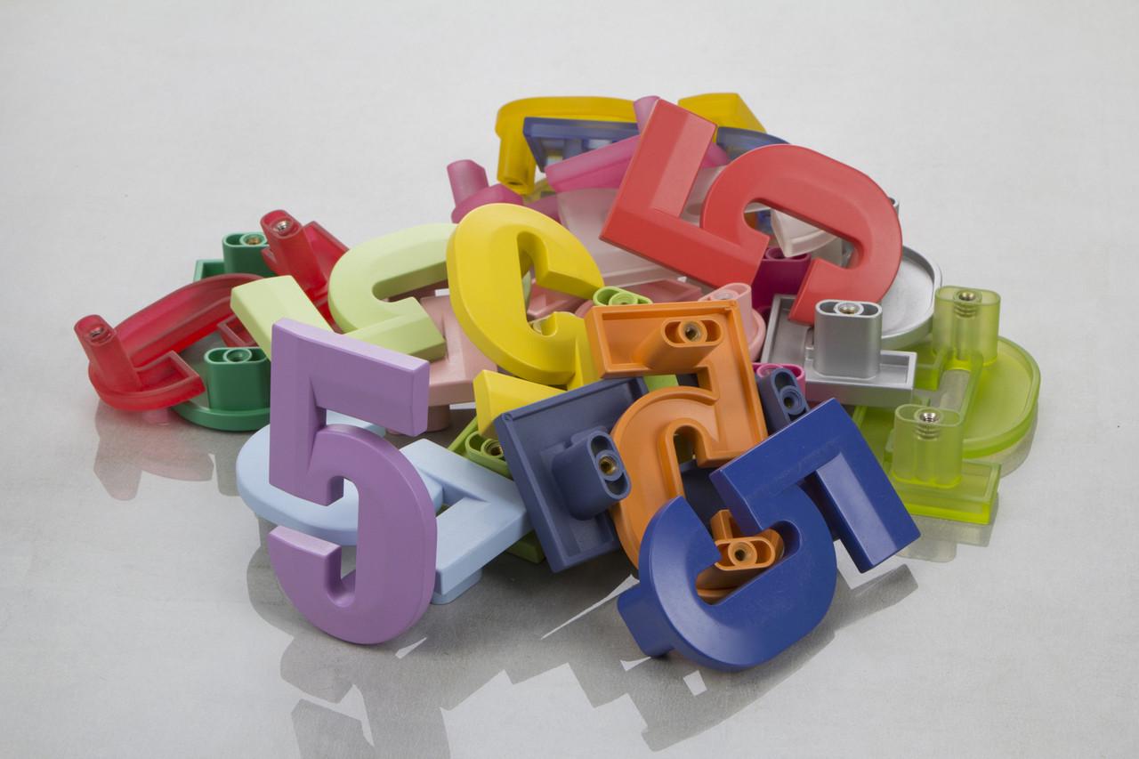 Меблева ручка Poliplast цифра п'ятірка РП-5 Прозорий синій (16150) - фото 2 Меблева ручка Poliplast цифра п'ятірка РП-5 Прозорий синій (16150) - фото 2