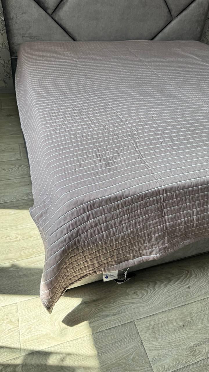 Покрывало муслиновое евро 200х230 см Капучино (Д-mur-muslin25-004)