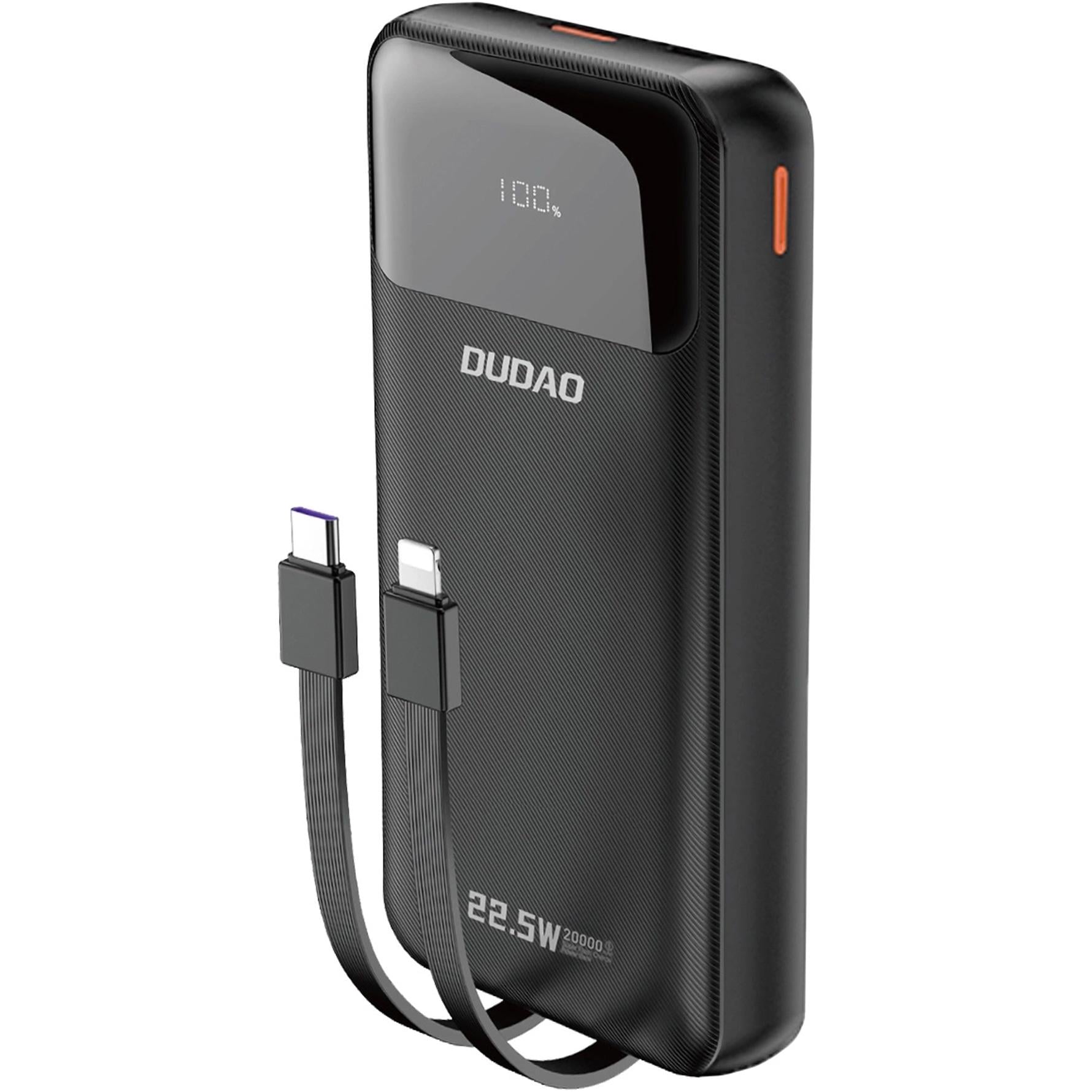 Повербанк Dudao K15 Pro 20000 mAh 22,5W Black (6977196682430)