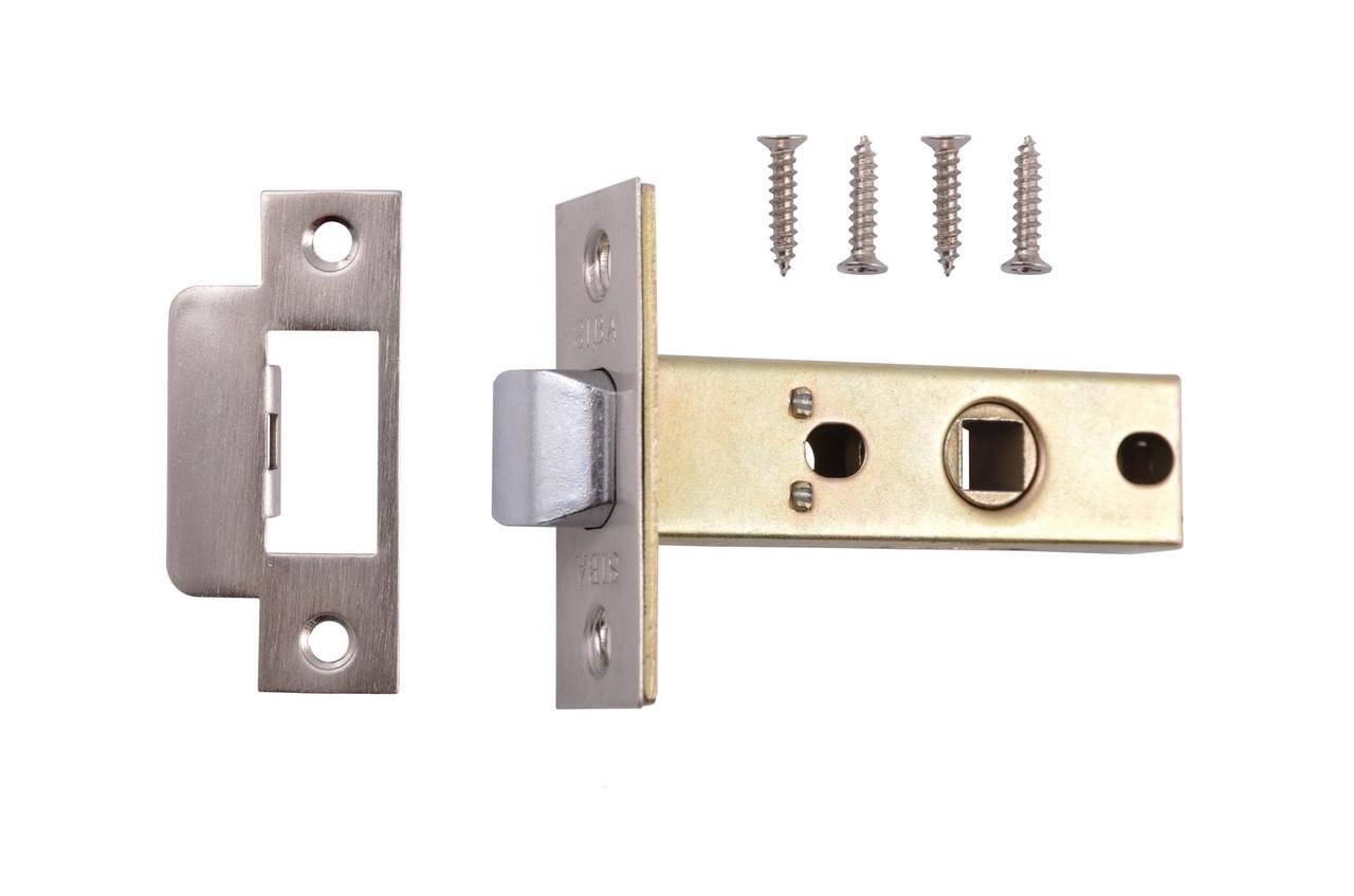 Защелка межкомнатная Siba B 45 мм Матовый никель (10145-45 SN) - фото 1 Защелка межкомнатная Siba B 45 мм Матовый никель (10145-45 SN) - фото 1