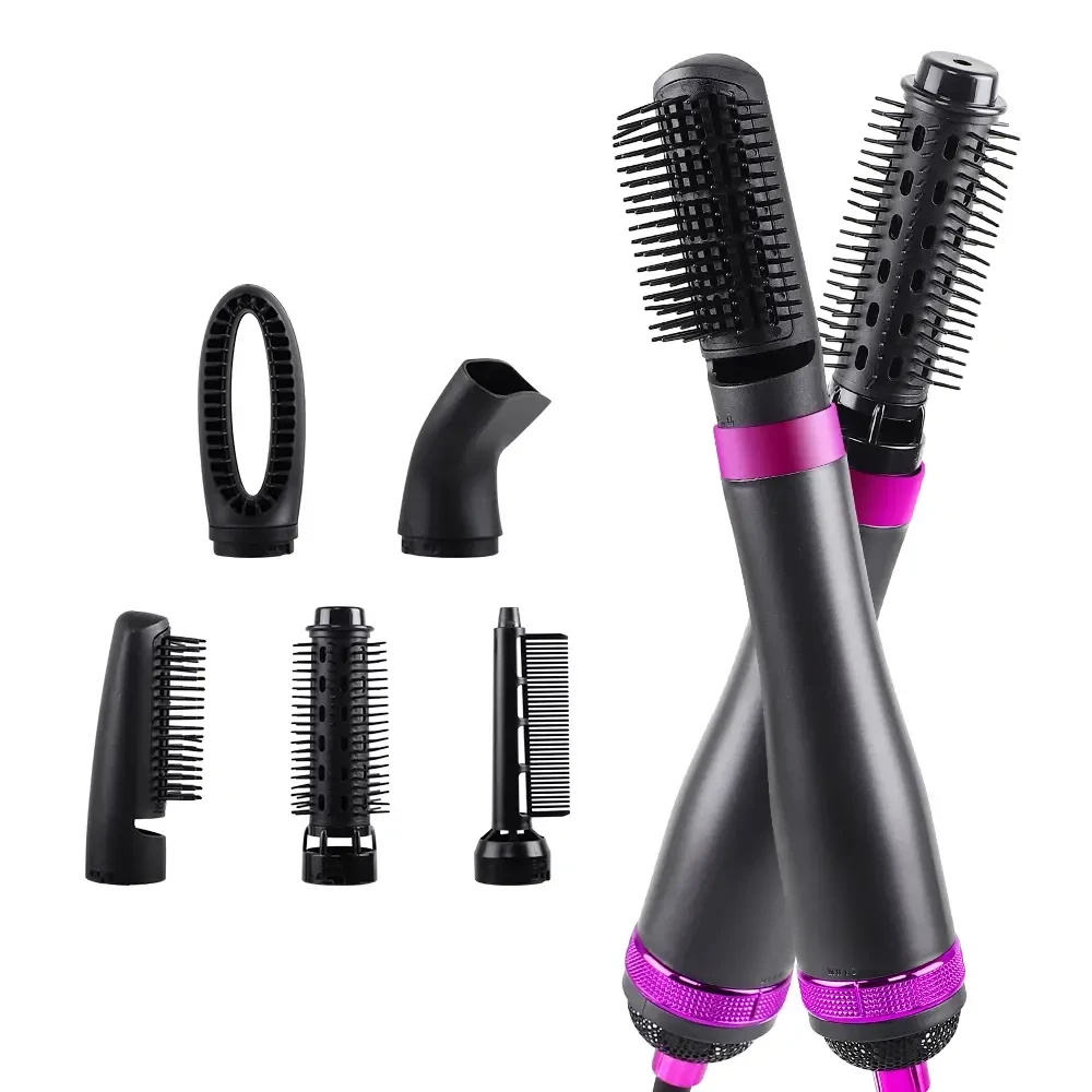 Фен гребінець HAIRE DRYER HA51 5в1 концентратор 5 змінних насадок (M17182) - фото 3 Фен гребінець HAIRE DRYER HA51 5в1 концентратор 5 змінних насадок (M17182) - фото 3