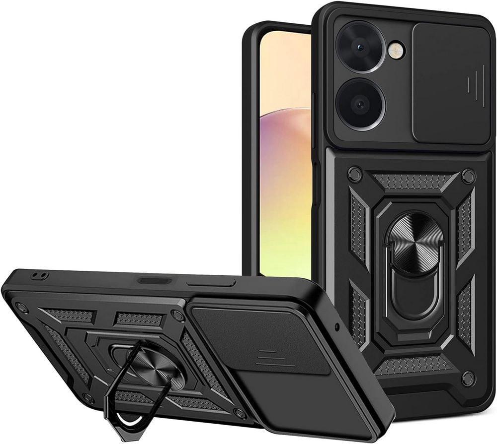 Чехол с защитой камеры 3DGuard Realme 10 Black (33862-2B)