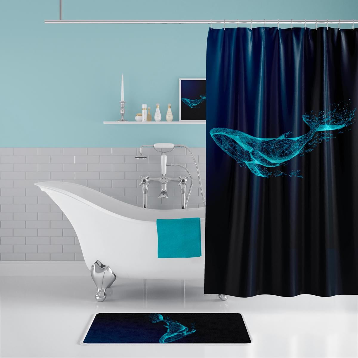 Штора для ванной Tropikhome Phantom 180x200 см (25189144)