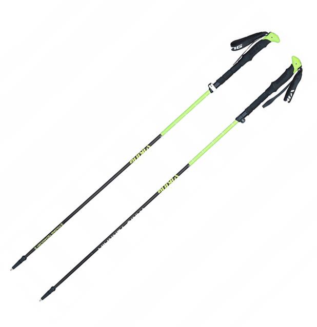 Палки трекинговые Viking Terve Poles Alu 110-130 см Black/Green (610/18/2523) - фото 10