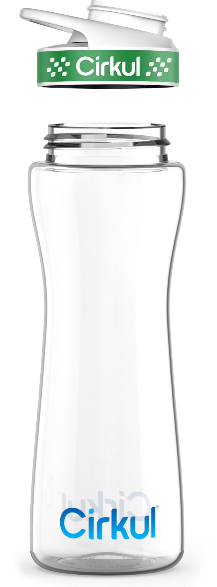 Бутылка для воды Cirkul с пластиковой крышкой 650 мл Зеленый (id_41345)