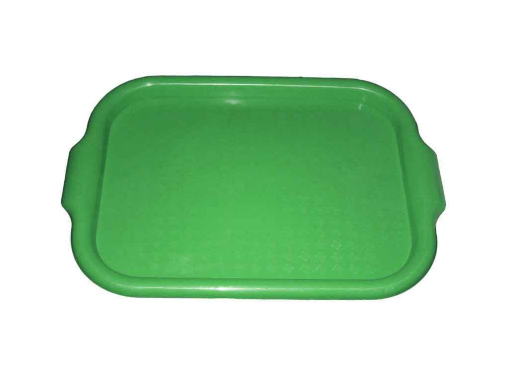 Поднос Магия Пласт пластиковый прямоугольный 445х325х20 мм Салатовый (21636665)