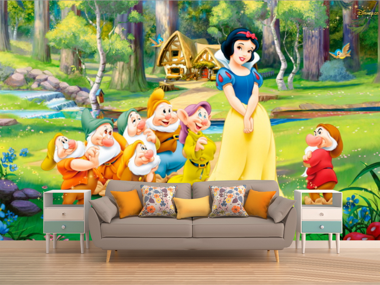 Фотошпалери Білосніжка Різнокольоровий (00000042)